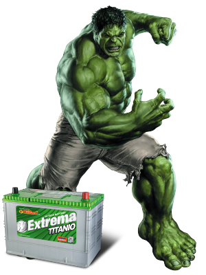 Referencia del negocio con las baterías